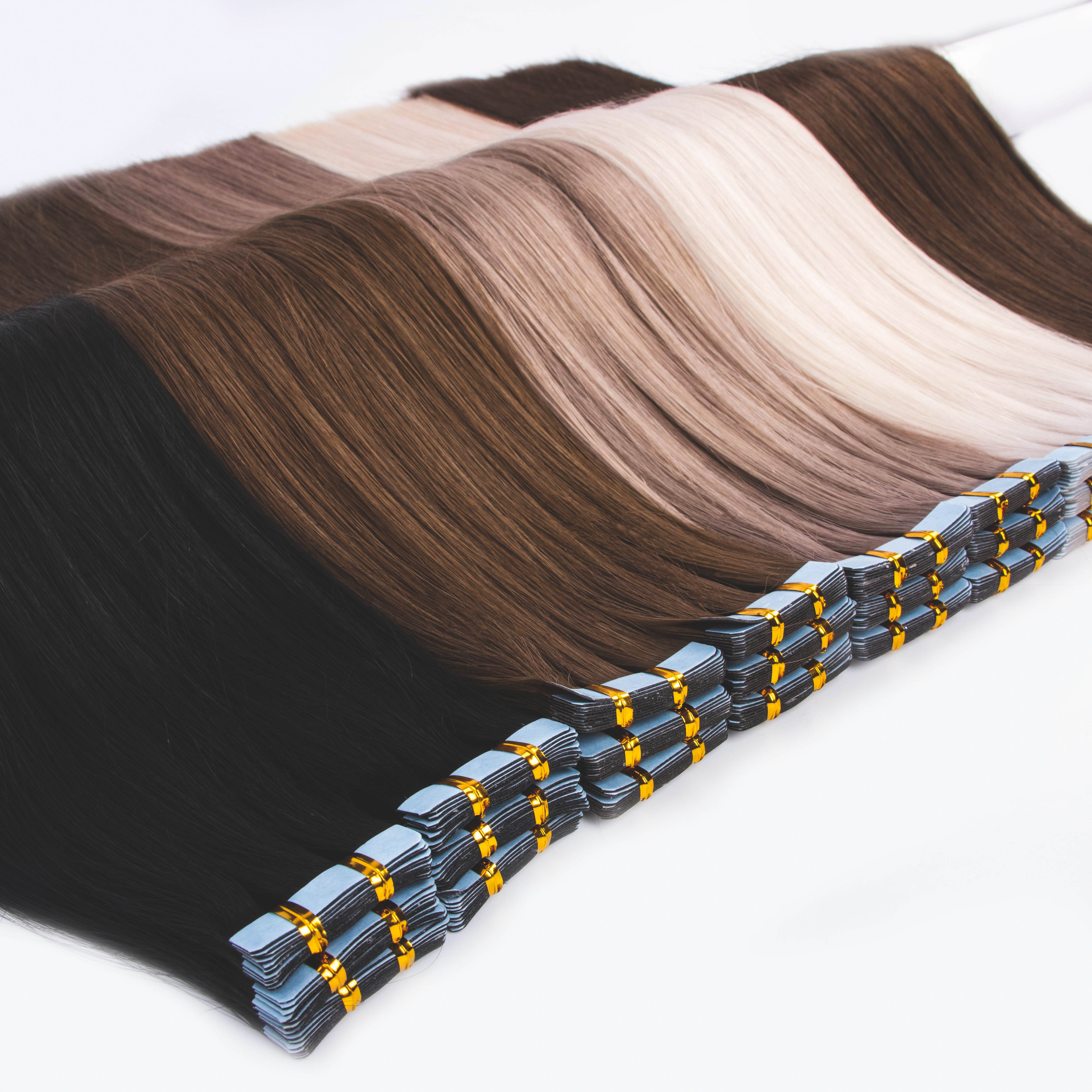 Honor Raw Unprocessed Double Drawn Virgin Natural Human Hair Top Quality Tape In Hair Extension Vendors