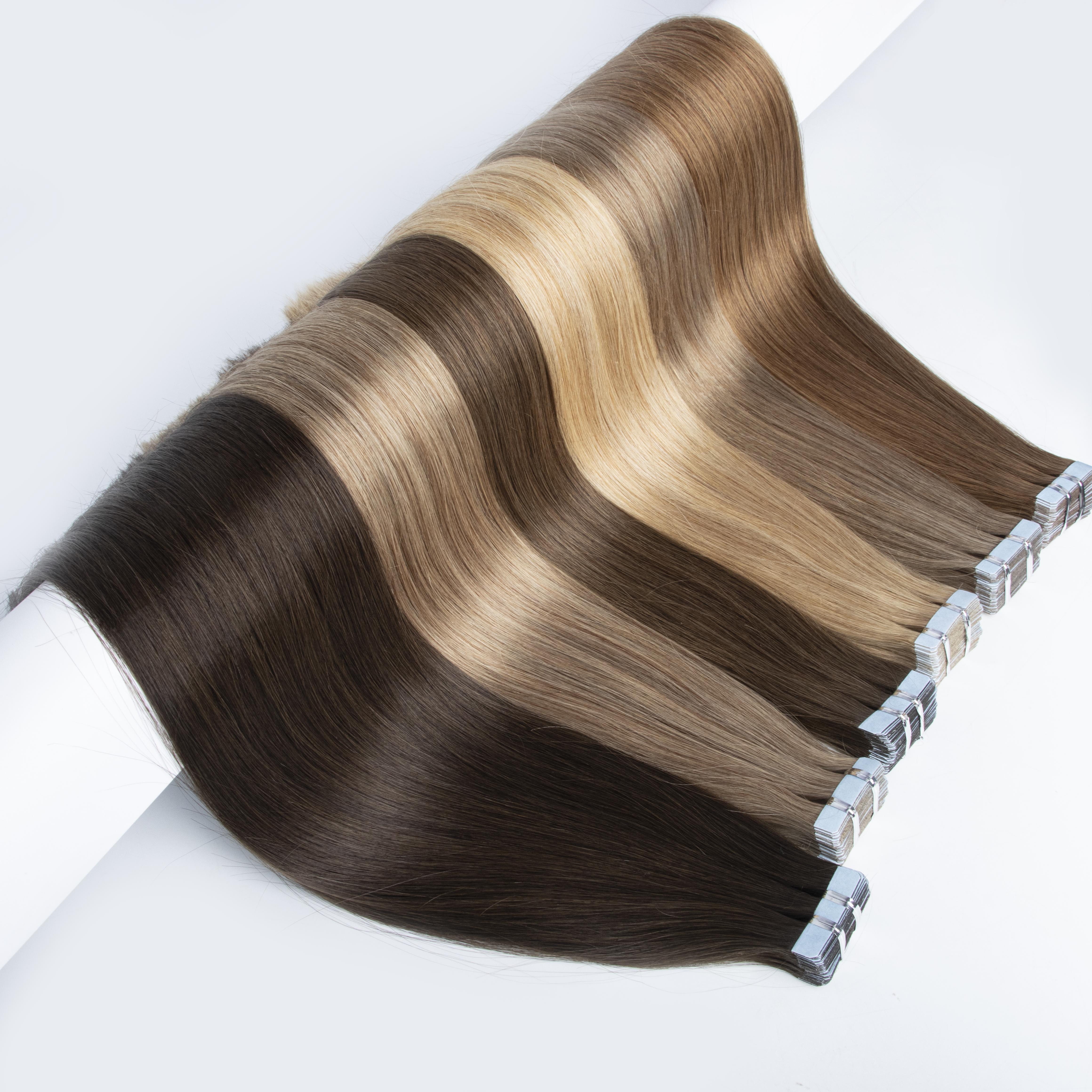 Honor Raw Unprocessed Double Drawn Virgin Natural Human Hair Top Quality Tape In Hair Extension Vendors