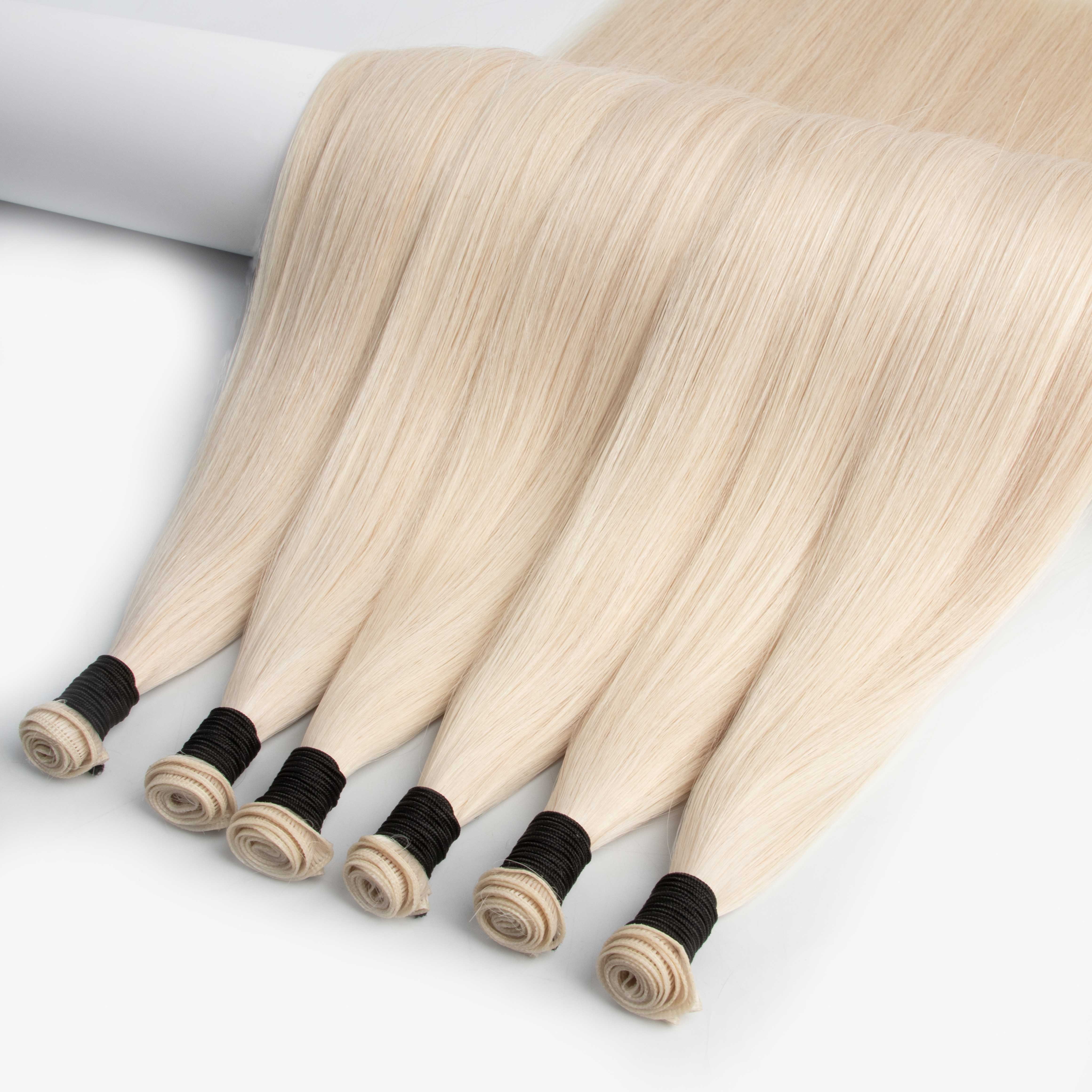 2023 New Arrival 100% Human Hair Handtied Weft Thick Ends Can Be Cut Invisible Genius Weft Hair Extension Human Hair