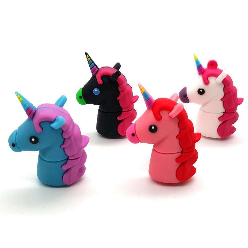 custom unicorn usb flash thumb drive keys 512mb 2gb 4gb 8gb