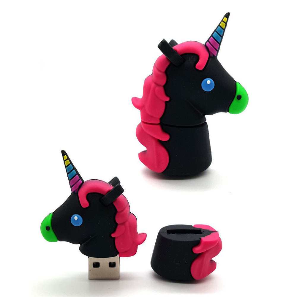 custom unicorn usb flash thumb drive keys 512mb 2gb 4gb 8gb