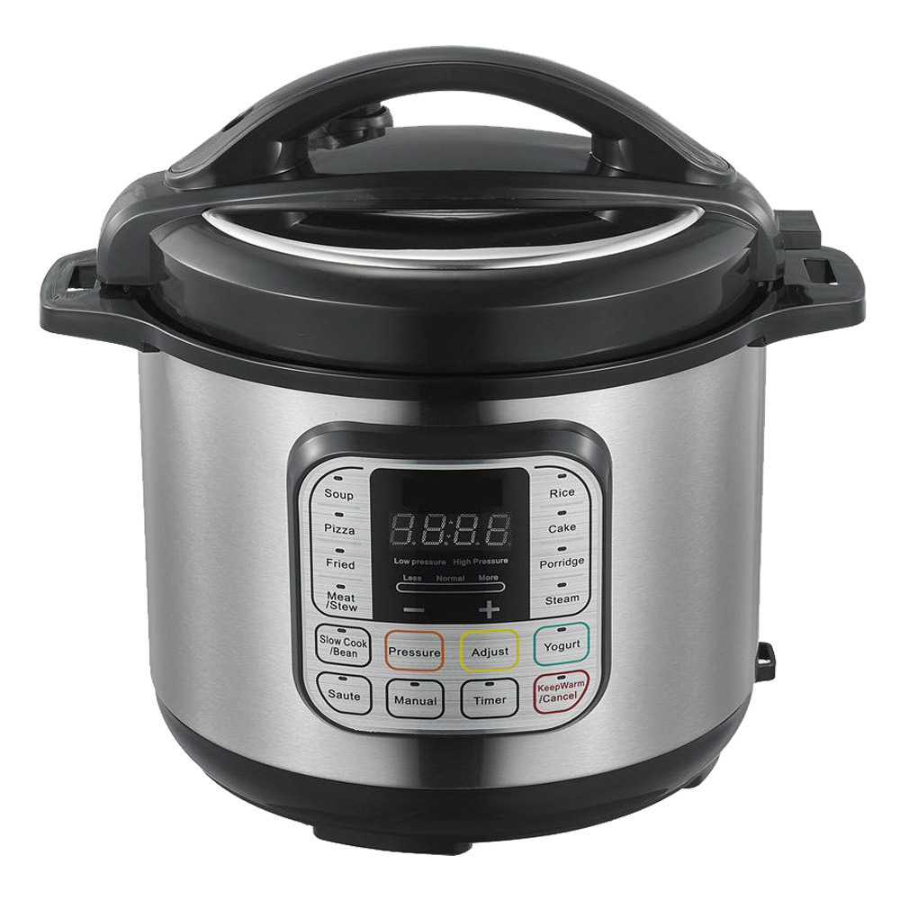 6L Stainless Steel 10 In 1 Multifunctional Silver Crest Pressure Cooker Smart LCD Home Digital Electric Rice Cooker