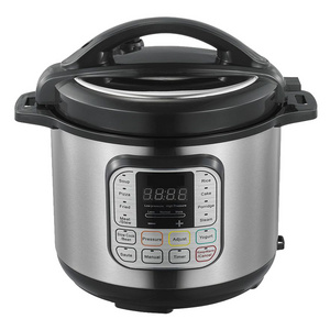 6L Stainless Steel 10 In 1 Multifunctional Silver Crest Pressure Cooker Smart LCD Home Digital Electric Rice Cooker