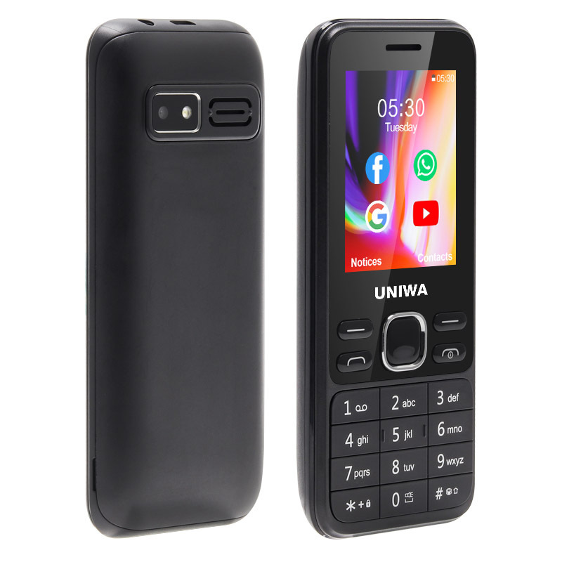 UNIWA K2401 2.4 Inch 4G Feature Keypad Mobile Smart KaiOS Phone with Whatsapp