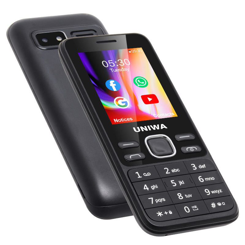 UNIWA K2401 2.4 Inch 4G Feature Keypad Mobile Smart KaiOS Phone with Whatsapp