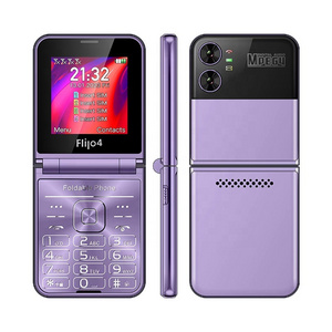 UNIWA F265 Dual Screen Flip Senior Push-Button Mobile Phone Handwriting Clamshell Cell Phone Russian Keyboard Key Phone