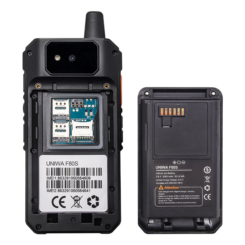 UNIWA F80S 5300mAh Cheap 4G POC Walkie Talkie