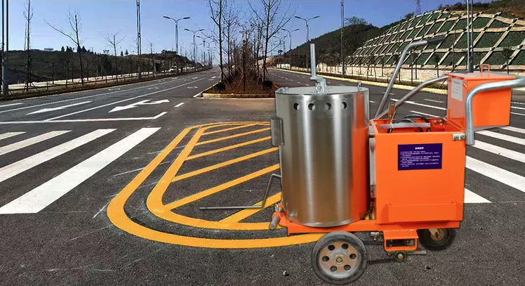 Pavement driving type Thermoplastic Road  line marking Road line marking Road line painting Machine