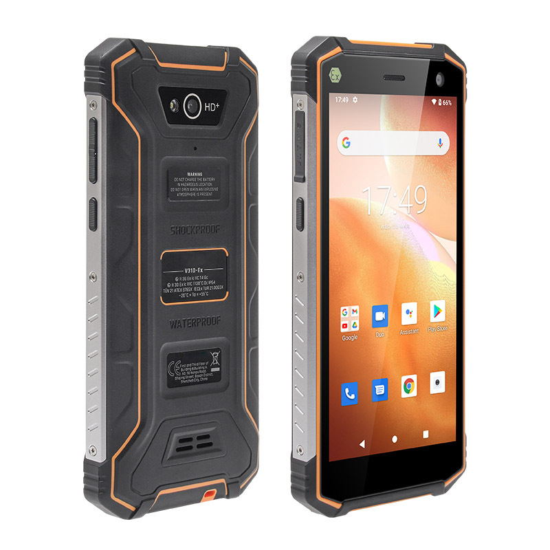 V31D-EX ATEX Certificate Approved Explosion Proof Android Smartphone Intrinsically Safe Mobile Phone