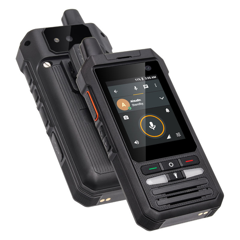 Manufacturer UNIWA F80S 2.4 Inch Android Zello Real ptt 4G Walkie Talkie 4000mAh Battery PoC Radio Long Range