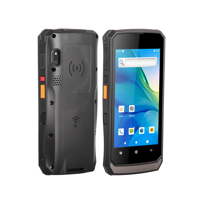 Rugged M580 Hot-swap NFC 4G Lte Handheld Android PDA smartphone with Double Batteries Barcode Scanner with Charging dock