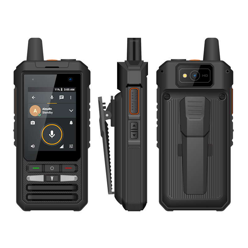 Manufacturer UNIWA F80S 2.4 Inch Android Zello Real ptt 4G Walkie Talkie 4000mAh Battery PoC Radio Long Range