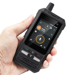 Manufacturer UNIWA F80S 2.4 Inch Android Zello Real ptt 4G Walkie Talkie 4000mAh Battery PoC Radio Long Range