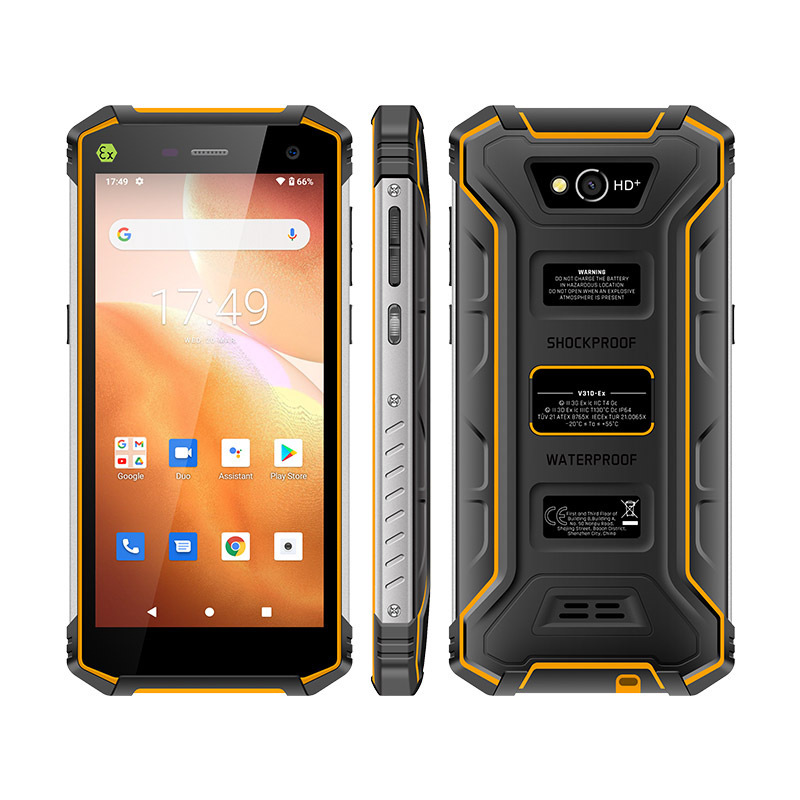 V31D-EX ATEX Certificate Approved Explosion Proof Android Smartphone Intrinsically Safe Mobile Phone