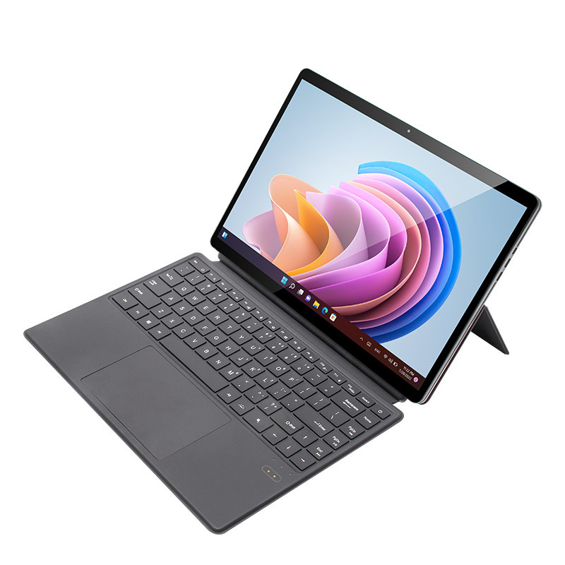 BT1408 Large Tablet PC 16GB+256GB 2 in 1 Laptop Big IPS Screen 14 inch Windows 11 Tablet with Keyboard Intel N100