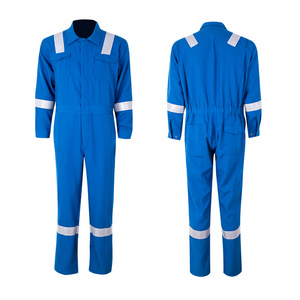 Aramid IFR Inherent Mens Coverall flame retardant boiler suit fireproof  coverall