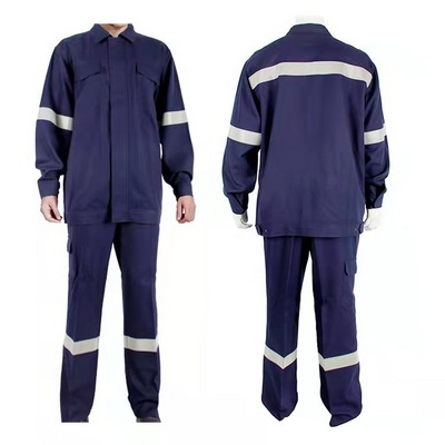 Fire Resistant Suit welder FRC fireproof safety FR industrial flame retardant anti-static overalls jacket suit polyester/cotton