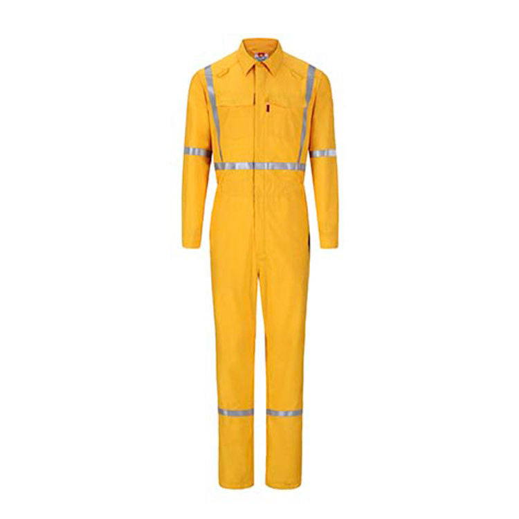 Aramid IFR Inherent Mens Coverall flame retardant boiler suit fireproof  coverall