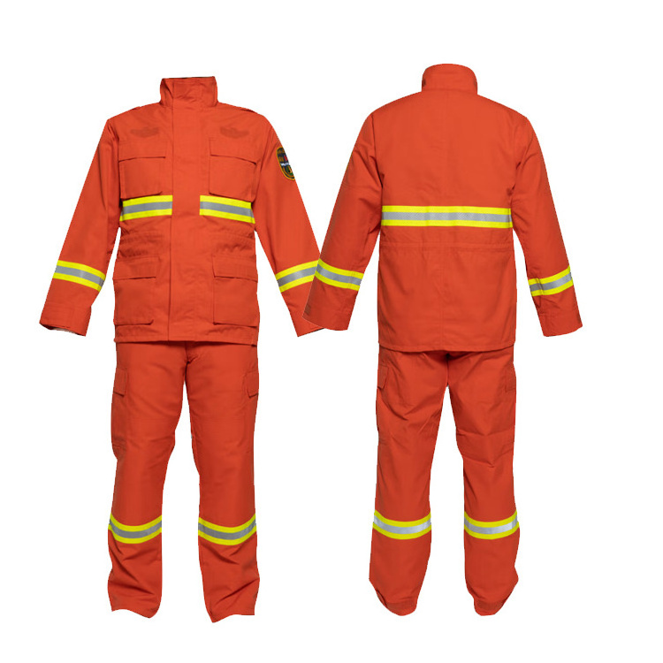 Fire Resistant Suit welder FRC fireproof safety FR industrial flame retardant anti-static overalls jacket suit polyester/cotton