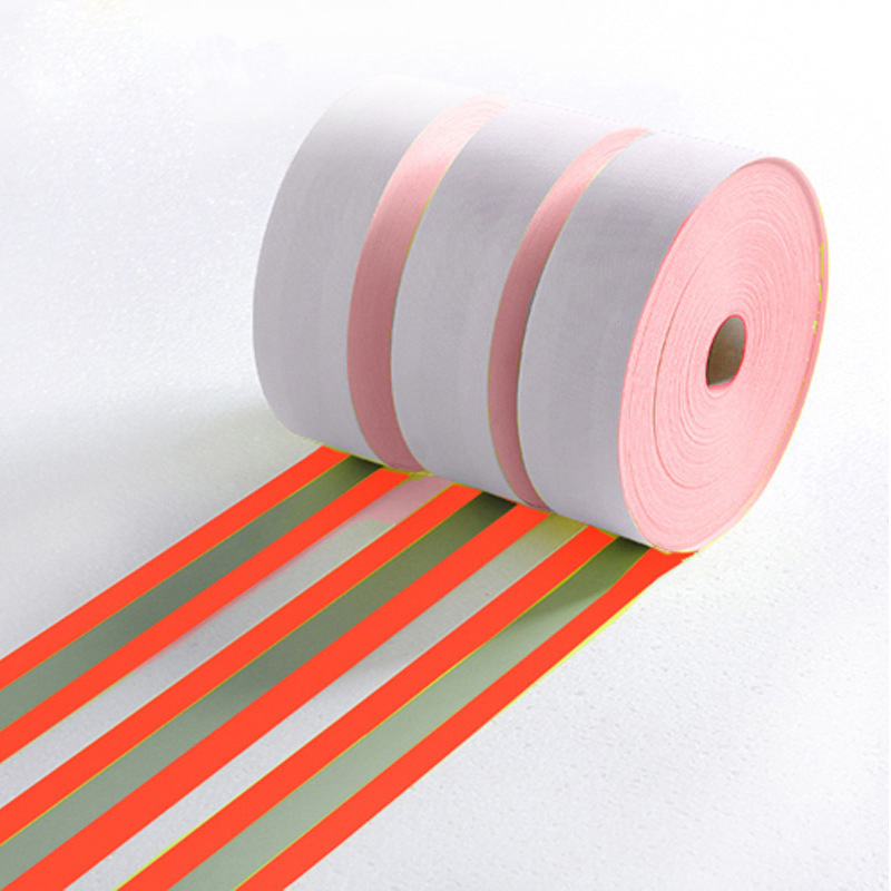 High visibility flame retardant warning safety strip reflective material products fabric tape High Visibility tape