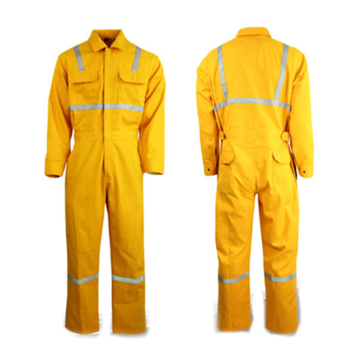 Reflective Safety Clothing Work IFR Coverall Industrial Durable Men Clothing IFR  Aramid  IIIA Flame Retardant Coverall