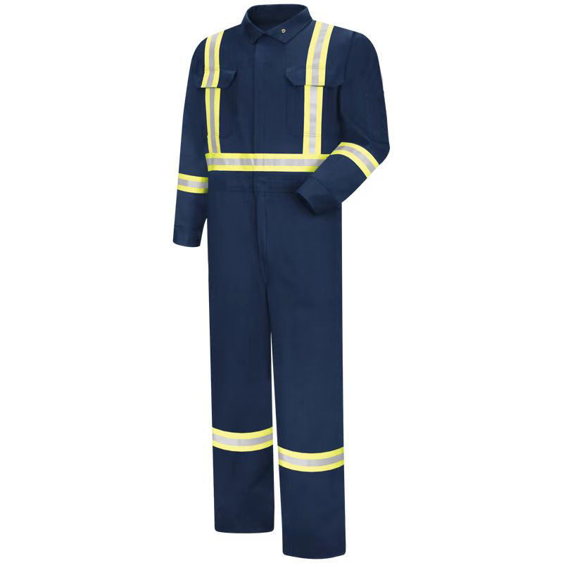 Copper Zipper 100% Cotton Flame Retardant Safety One Piece Boiler Suit