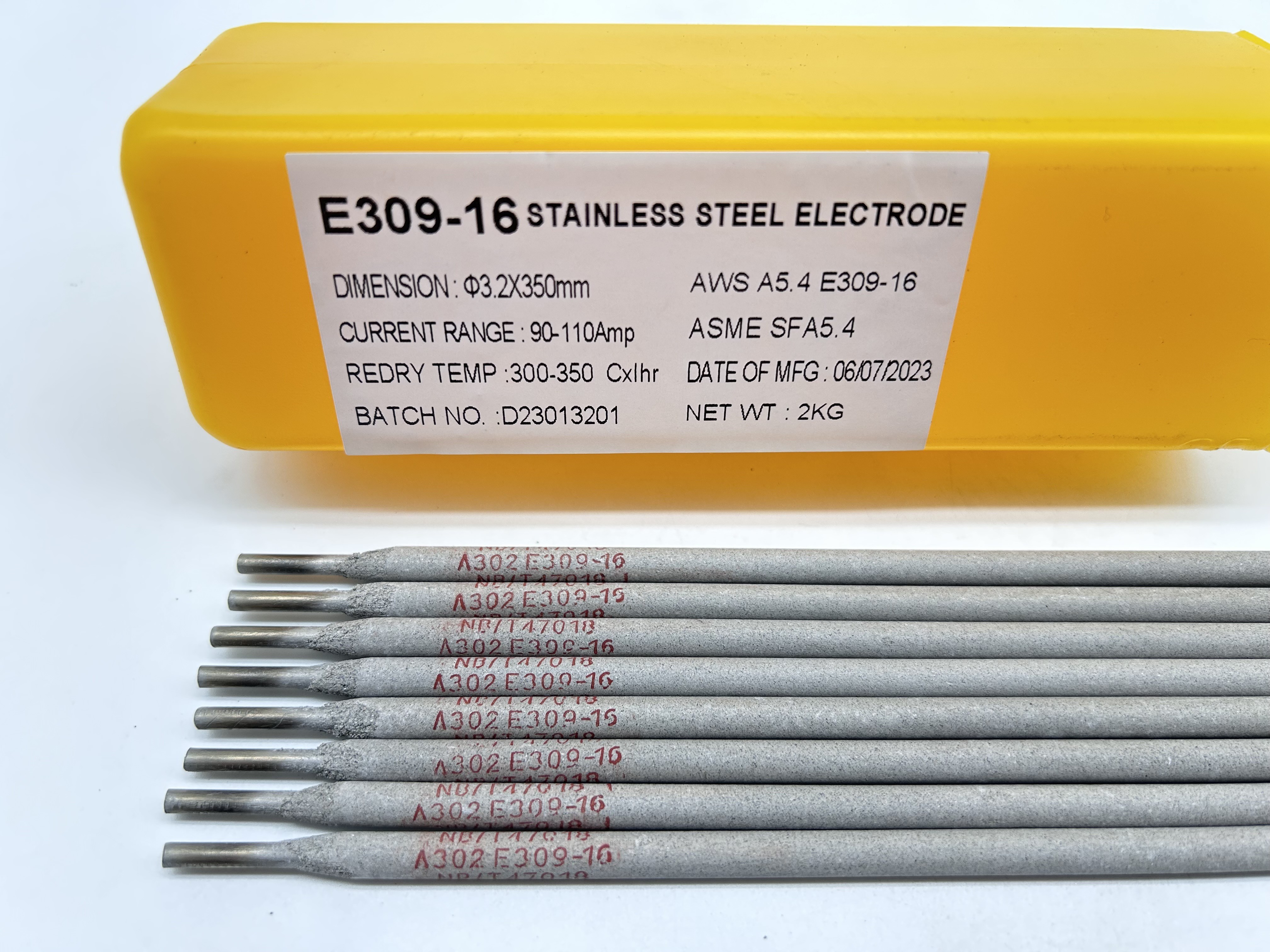 Stainless steel welding rod E308-16 E308L-16 spot welding stainless steel welding electrode