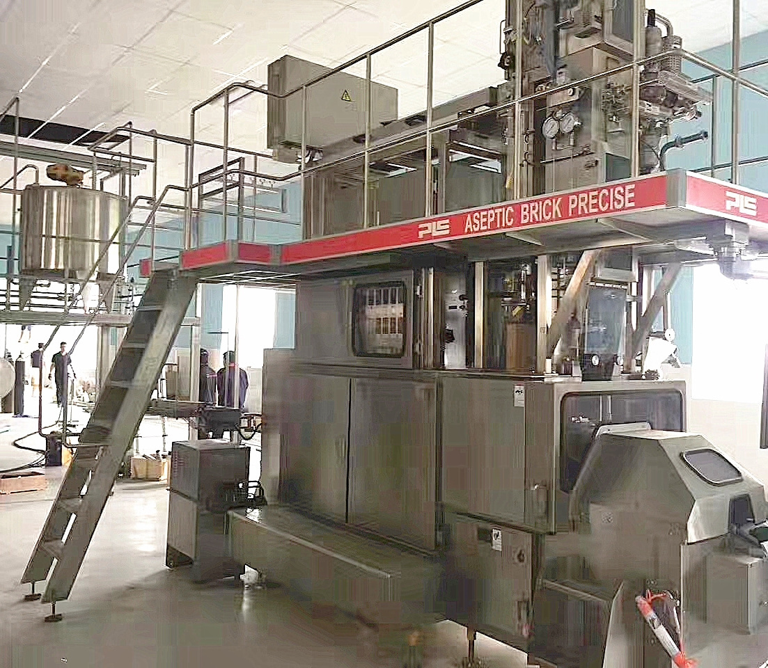 Complete UHT Milk Processing Packaging Plant Production Line Milk Making Machine Plant