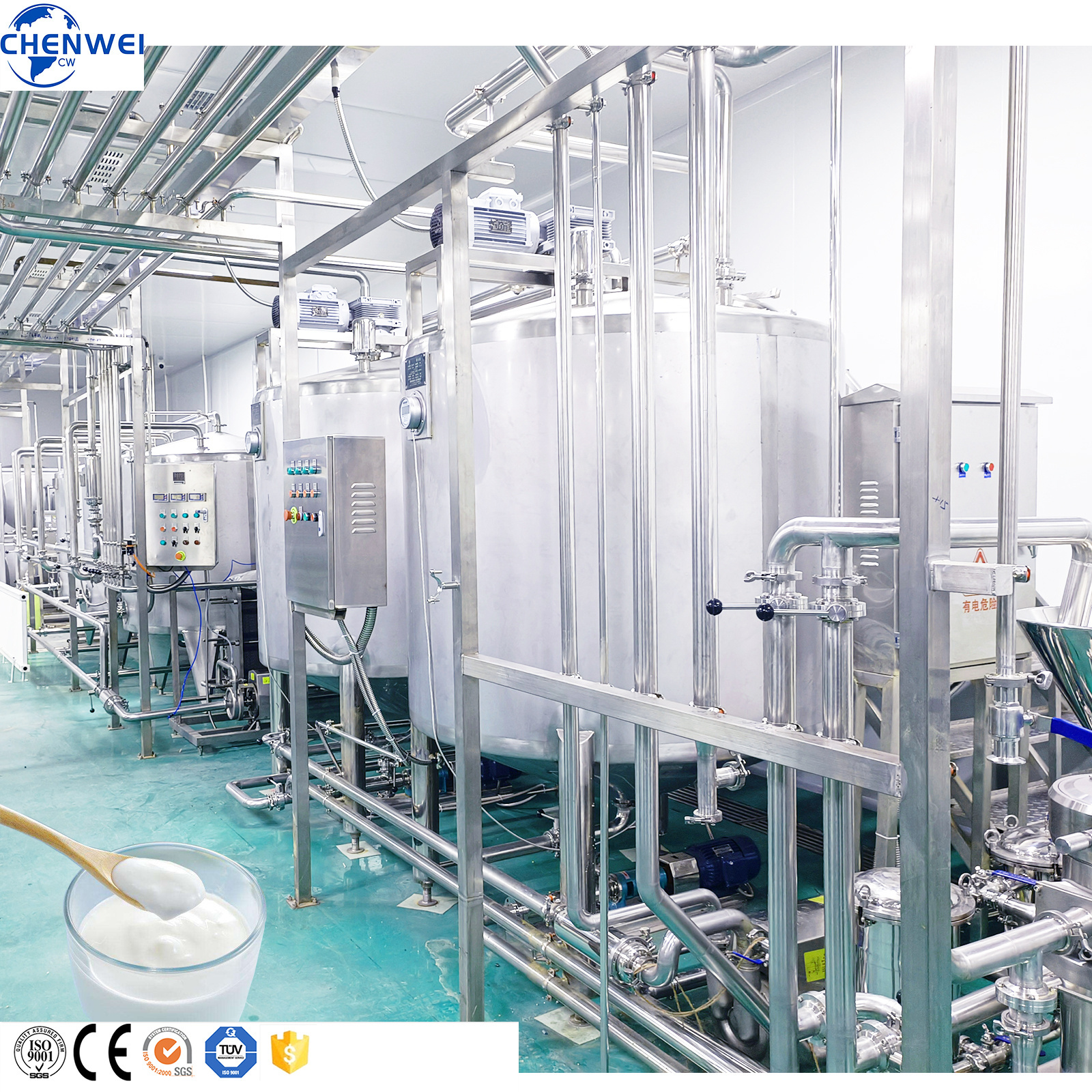 High Quality Stirred Yogurt Processing Machine Food Grade Yogurt Production Line