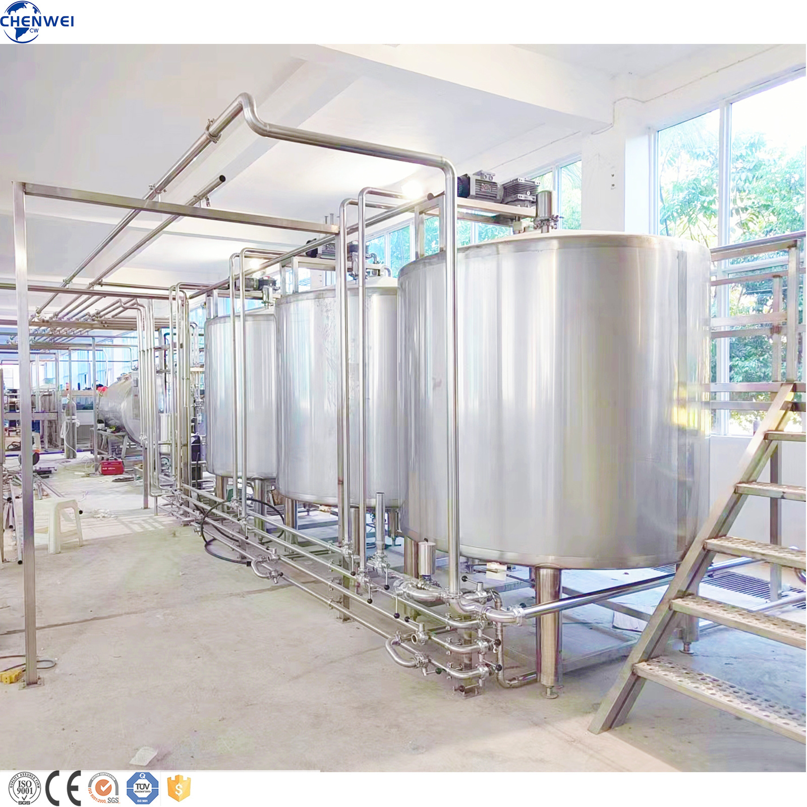 Factory Direct Complete Milk Processing Plant Small Scale Milk Processing Equipment