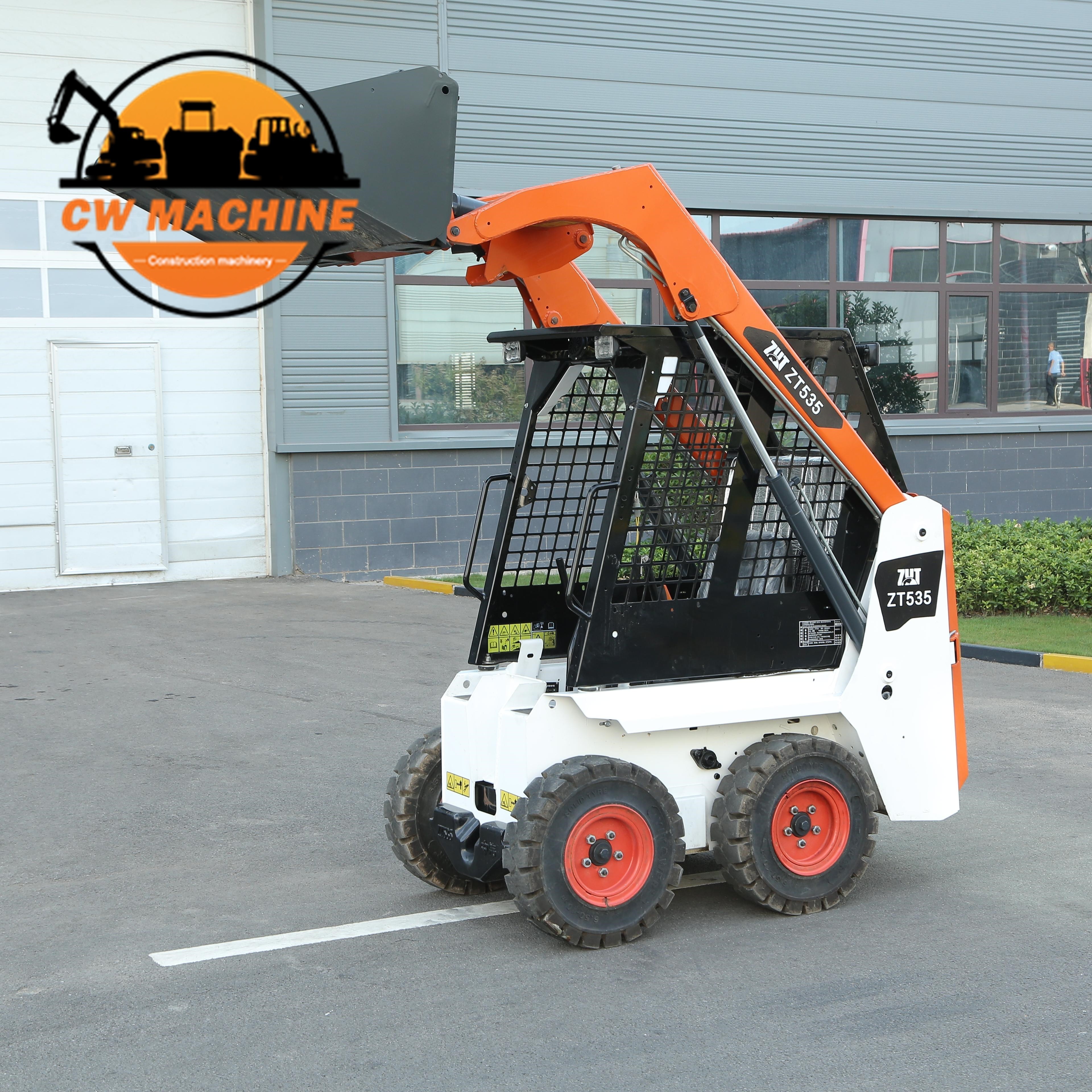 Procurement Festival Hot Sale Ce Certificated Fully Hydraulic Mini Electric Loader Skid Steer With Attachments