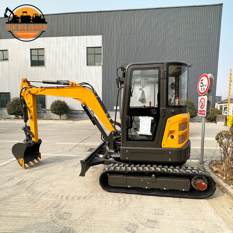 Cheap mini excavator excavatrice chinoise 2.5 tonnes 1.2 ton small home garden mini excavadora de 1 tonelada