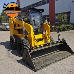 New China Wheeled Diesel Electric Skid Steer Front Loader Cheap Mini Skid Steer Loader