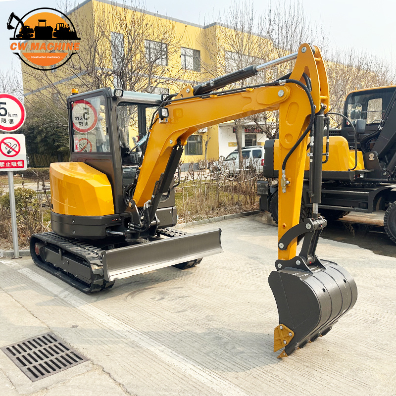 Cheap mini excavator excavatrice chinoise 2.5 tonnes 1.2 ton small home garden mini excavadora de 1 tonelada