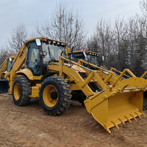 4x4 compact tractor with loader and backhoe 1.1m3 Small Price large backhoe loader