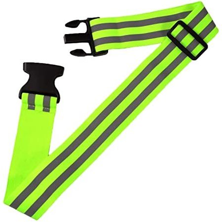 High Vis Reflective Glow Belt Safety Gear Reflector Adjustable Belt for Running Cycling Walking