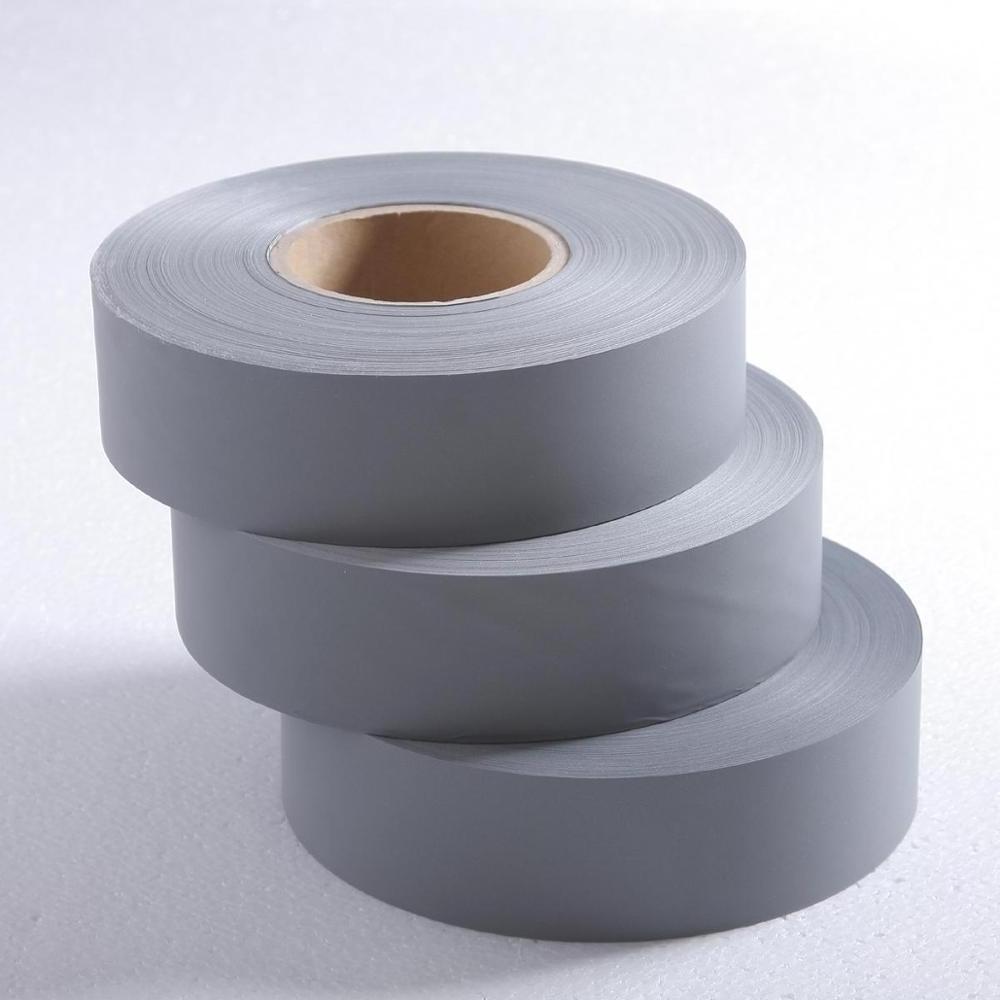 EN471 5cm grey Nylon Reflective Material Reflective Tape for Clothing