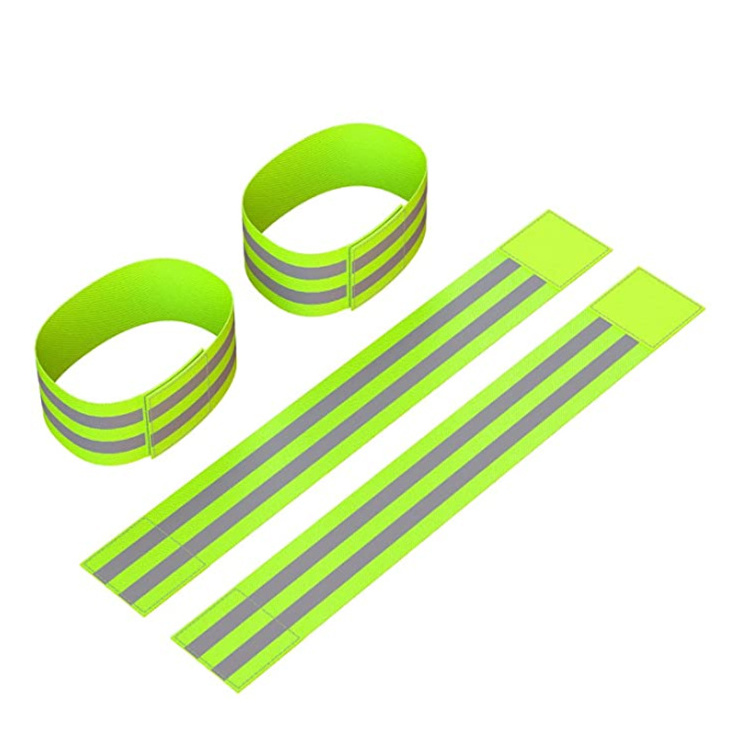 High Visibility Reflective Bands Reflector Bands Reflective Gear Safety Reflector Tape Straps High Visibility and Eco-friendly