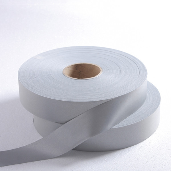 EN471 5cm grey Nylon Reflective Material Reflective Tape for Clothing