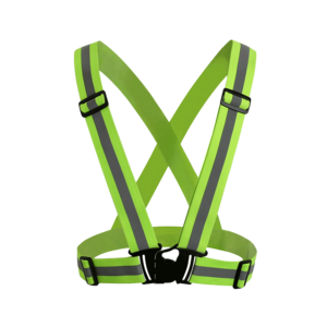 cheap safety fluorescent yellow reflective straps vest for bicycle