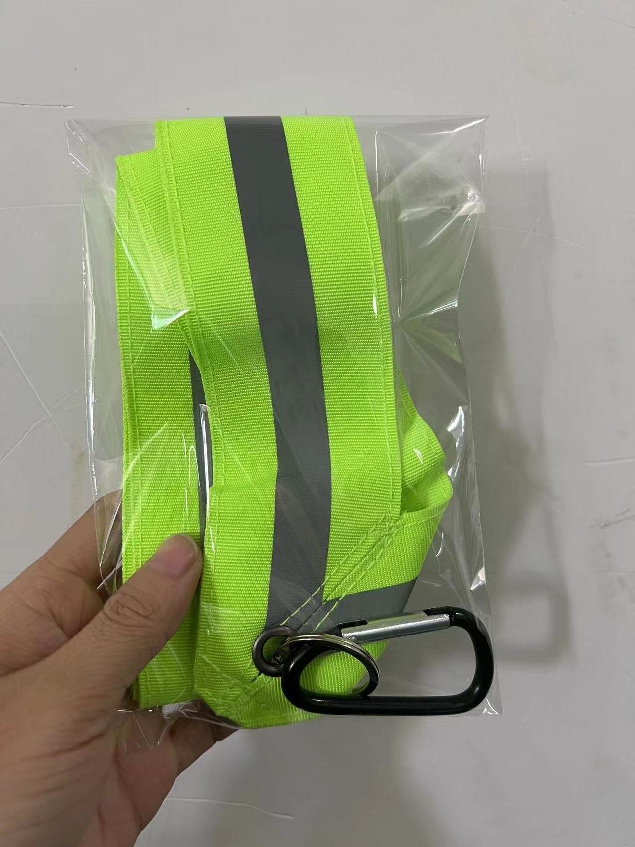 High visibility wholesale safety running gear accessories reflex reflective belt for hanging on the keys and bags