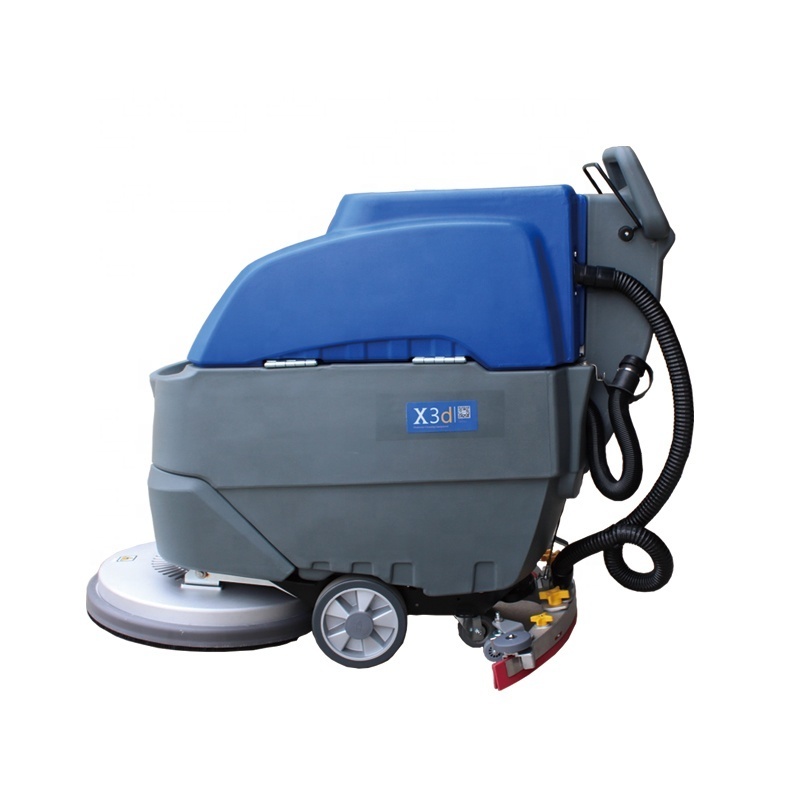 Cheaper Airport Stations Hotel Cleaning Walk Belind Compact Electric Auto Floor Scrubber