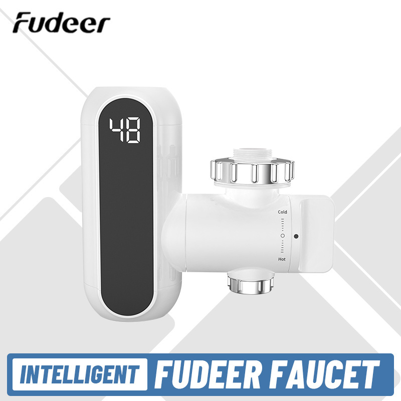 Fudeer Easy installation  Electric Heating Water Tap Instant Hot Water Faucet Heater  Heating Faucet mini electric water heater