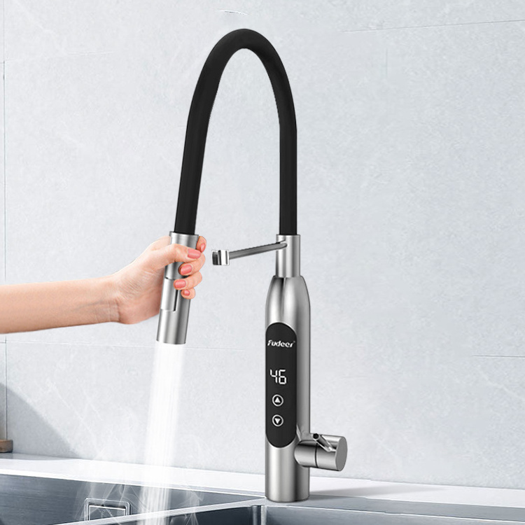 New Design Quality Kitchen 304 stainless steel  robinet Electric Instant Heating Hot Water Faucet Tap electric faucet