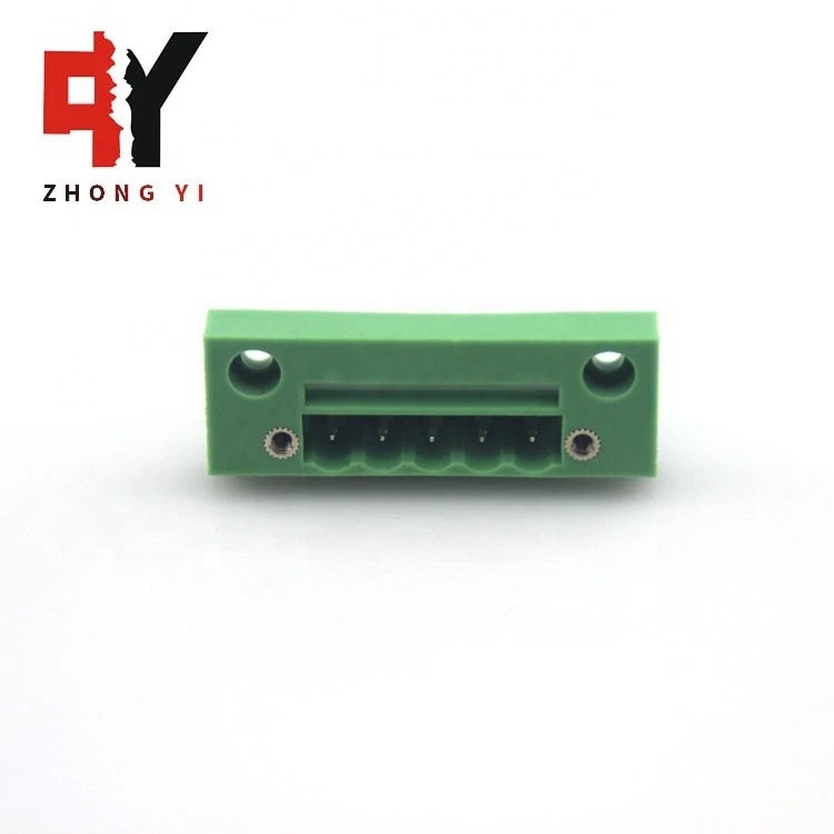 5.08mm Terminal Block HQ2EDGWB Male And Female Pair Plug Fixed Panel 2P-24P Plug in Terminal Block