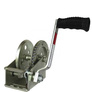 1600 LBS Hand Operated Winches Hand Trailer Winch Hand Winch Stainless Steel trailer manufacturing