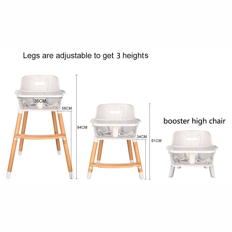 Mmamkids Baby high Chair Infant Comfort Swing Chair luxury wooden feeding chair