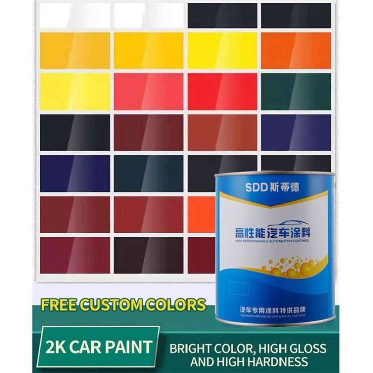 Automotive spray paint 1K Solid Basecoat White white color