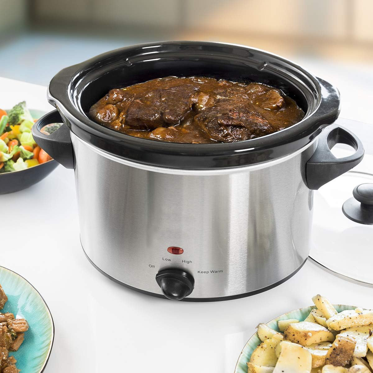 New Arrival 3QT Round Slow Cooker