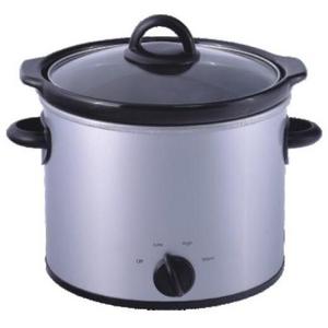 4 QT Electric Round Stainless Steel Slow Cooker With CE GS ETL Approval